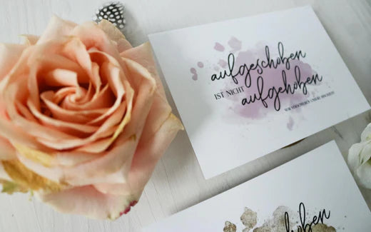 Freebie: Kostenlose Vorlage zur Verschiebung der Hochzeit