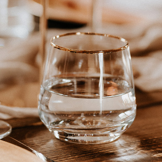 Wasserglas Golden