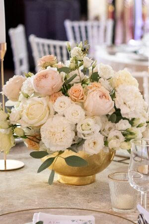 Blumenschale Goldy glänzend