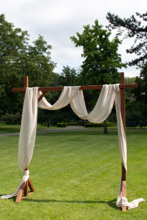 Chiffonstoff beige