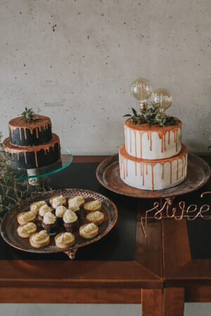 Teller Kupfer Sweet Table